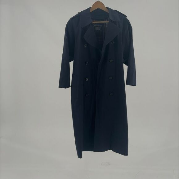 Burberry Jackets & Blazers - Burberry Trench Navy double breasted EUC Wool Vest
